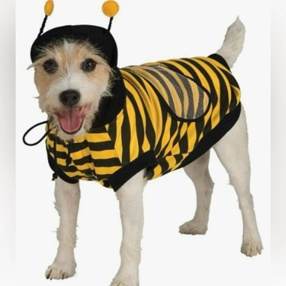 Bumblebee Costume for Dogs - Black and Yellow